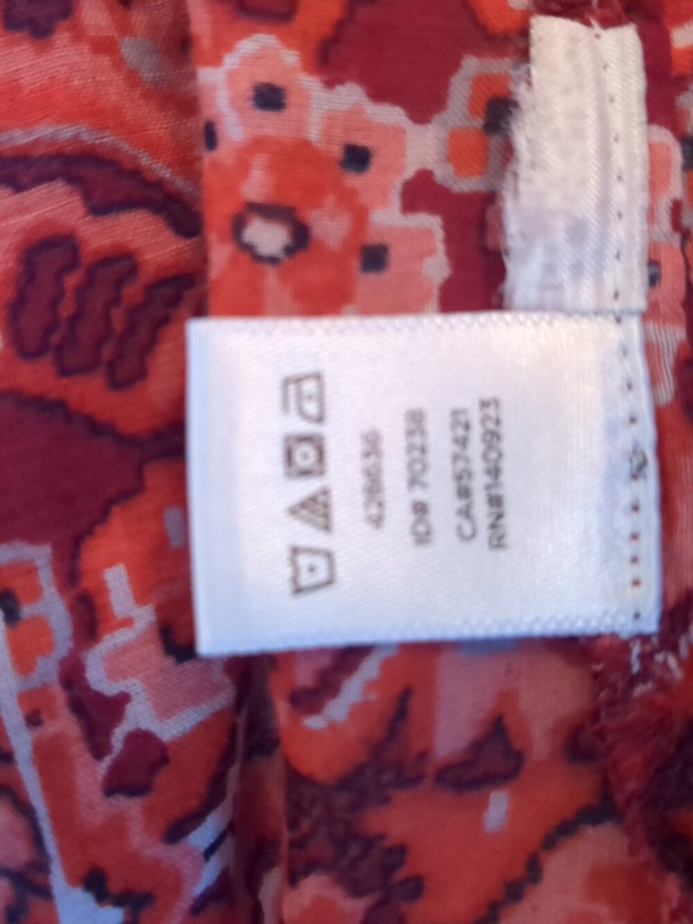 Long Sleeve Button Down Midway Tunic Top - Picture 9 of 9